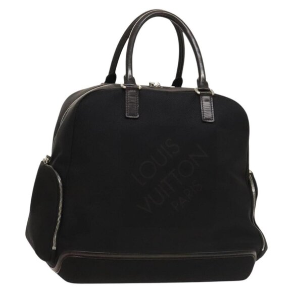LOUIS VUITTON Damier Geant Avantulier Boston Bag Black M93062 LV Auth bs27444 - Picture 1 of 16